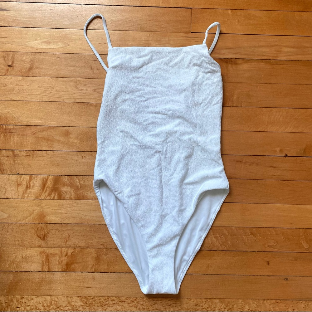 Madewell Square Neck One Piece Swimsuit